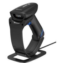 Newland HR23 Dorada NLS-HCD2333 Escáner Lector Códigos Barras 1D/2D CMOS Inalámbrico Bluetooth 5.0 USB con Base/Soporte