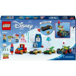LEGO | Disney y Pixar 43264 Toy Story Party Train y Coche RC - Juguete para Niños de 4 Años