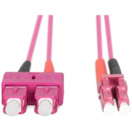 Digitus Cable de Fibra Óptica Multimodo Duplex OM4 LC a SC 1m
