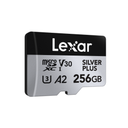 Lexar Professional SILVER PLUS 256 GB MicroSDXC UHS-I Clase 3 LMSSIPL256G-BNANG
