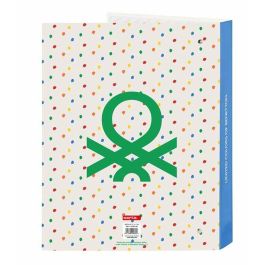 Carpeta de anillas Benetton Topitos A4 (26.5 x 33 x 4 cm) Carpeta de anillas Benetton Topitos A4 (26.5 x 33 x 4 cm)