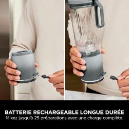 Ninja BC251EULD Licuadora portátil Blast Max, Vaso de 530 ml, Batería Recargable de 2 horas, Inalámbrica, Libre de BPA, Plateada Ninja BC251EULD Licuadora portátil Blast Max, Vaso de 530 ml, Batería Recargable de 2 horas, Inalámbrica, Libre de BPA, Plateada