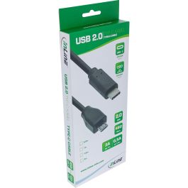 INLINE USB 2.0 Kabel Typ C Stecker an Micro-B Stecker schwarz 2m