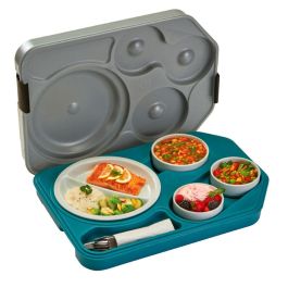 CAMBRO - ITPD3753T - Bandeja isotérmica hospitalaria con vajilla - 37 x 53 x 10,5 cm - Gris y azul Precio: 228.49999975. SKU: B1JCVMZXQM