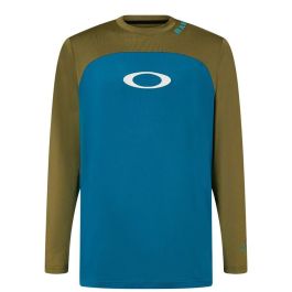 Maillot de ciclismo Oakley Free Ride Rc Ls Azul S