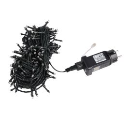 Muvit Guirnalda Luces Io Wifi Rgb - Guirnalda LED Decorativa Inteligente IP44, 60 LEDs RGB, Compatible con Alexa, Google Home y Siri, Control por App y Voz para Exterior e Interior