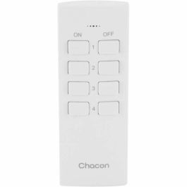 Chacon CHA5411478546764 Kit 4 Mini Enchufes On/Off y 2 Mandos a Distancia para Control Remoto