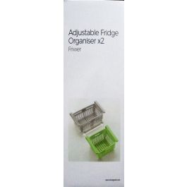 Organizador Ajustable para Nevera Friwer InnovaGoods 2 Unidades Organizador Ajustable para Nevera Friwer InnovaGoods 2 Unidades