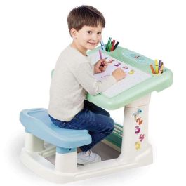 Pupitre con banco pupitre activity con gran superficie de trabajo 57x72x49 cm Pupitre con banco pupitre activity con gran superficie de trabajo 57x72x49 cm