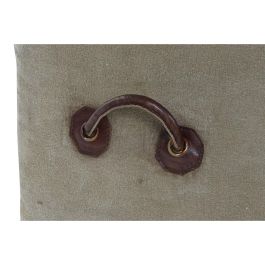 DKD Home Decor Reposapies Vintage de Piel y Poliester en Marron y Beige, con Altura de Asiento 40 cm y Dimensiones 40x40x46 cm DKD Home Decor Reposapies Vintage de Piel y Poliester en Marron y Beige, con Altura de Asiento 40 cm y Dimensiones 40x40x46 cm