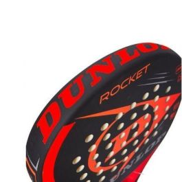 Pala de Pádel Dunlop Rocket/ Negra y Roja Pala de Pádel Dunlop Rocket/ Negra y Roja