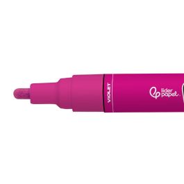 Rotulador Liderpapel Acrylic Base Agua Todo Tipo De Superficie Punta Redonda 3 mm Violeta Rotulador Liderpapel Acrylic Base Agua Todo Tipo De Superficie Punta Redonda 3 mm Violeta