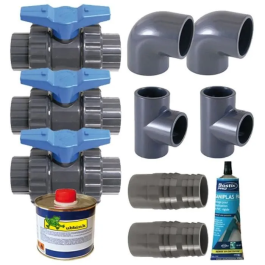 UBBINK Kit bi-pass para bomba de calor de piscina, 50 y 38 mm Precio: 162.50000041. SKU: B18JEDCHZ9