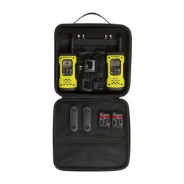 Motorola Walkie Talkie T92H2O Duo, Alcance Hasta 10Km, Resistente Agua IP67, Incluye Cargador y 2 Unidades, Color Negro y Amarillo, Modelo A9P00811YWCMAG