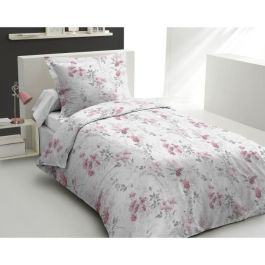 Juego de funda nórdica 140x200 cm HOME LINGE PASSION POMPADOUR: Funda nórdica + 1 funda de almohada - 100% Algodón 57 Hilos - Blanco/rosa Precio: 40.49999954. SKU: B1F7LV49FM