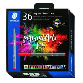 Rotulador Fibra Staedtler Pigment Arts Pen Punta Pincel Estuche De 36 Precio: 94.68999958. SKU: B1EHQJBH46