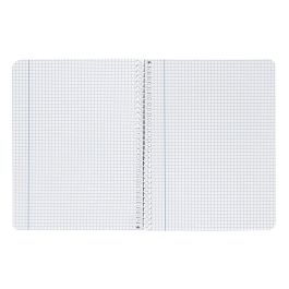 Cuaderno Espiral Liderpapel A4 Witty Tapa Dura 80H 90 gr Cuadro 5 mm Con Margen Colores Surtidos