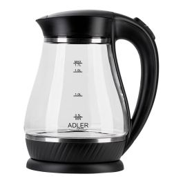 Adler Hervidor de agua AD 1274, Cristal, 2200 W, 1.7 L, Apagado Automático, Base Giratoria 360°, Protección contra Ebullición Precio: 23.50000048. SKU: B13JBZE9MC
