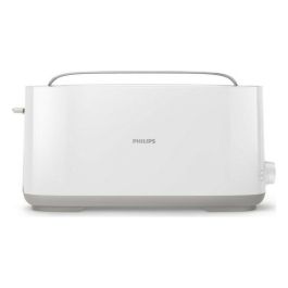 Philips HD2590/00 Tostadora 1 ranura, 1030W, Blanco. Con rejilla para repostería, cajón de virutas y funciones de descongelación y calentamiento.