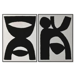 Cuadro Item Home DKD Home Decor Beige Negro 4.3 x 143 x 103 cm (2 Unidades) Precio: 280.59000002. SKU: B184VX3PYN