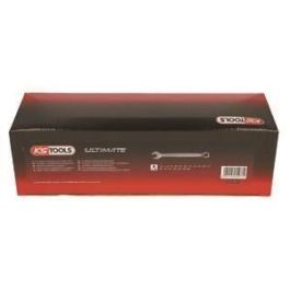 KS TOOLS 922.0047 Juego de Llaves Combinadas Métricas 18 Piezas, de 6 a 24 mm, con Ángulo de Horquilla de Ojo Inclinado 15° en Estuche