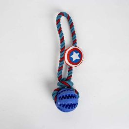 Juguete para perro cuerda avengers capitan america 10.0 x 30.0 x 7.0 cm