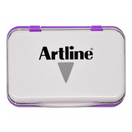 Artline Tampon nº00 Violeta Metálico 40x63 mm Almohadilla para Sellos de Alta Calidad y Duración