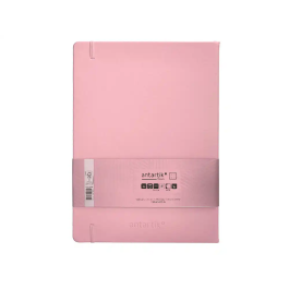 Antartik Cuaderno A4 Tapa Dura Hojas Puntos Rosa Pastel 100 Hojas 80gr Fsc Colección Antartik Notes