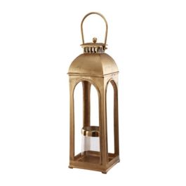 Farola Vintage DKD Home Decor Dorado 17 x 78 x 17 cm Farola Vintage DKD Home Decor Dorado 17 x 78 x 17 cm