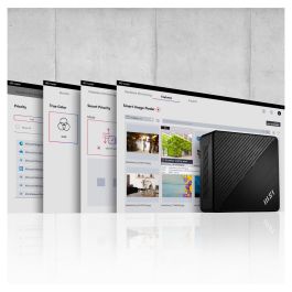 MSI Cubi N ADL-006DE Mini PC Intel N200/4GB RAM/128GB SSD Windows 11 Pro Negro 124mm x 124mm x 53.7mm