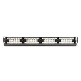 Digitus Panel de Parcheo CAT 6, 1U, Blindado RJ45 8P8C, Rendimiento Clase E hasta 250 MHz, Certificado UL, Carcasa de Acero