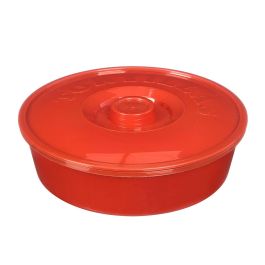 Kinvara Recipiente Tapa Tortitas Rojo 22x7x22 cm (Set de 24) Precio: 33.94999971. SKU: B1D84N7LZ2
