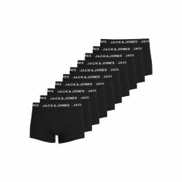 Bóxer de Hombre Jack & Jones Jacsolid Negro 10 Unidades Bóxer de Hombre Jack & Jones Jacsolid Negro 10 Unidades