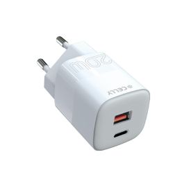 Cargador de Pared Celly TC2USBUSBC20EVO Blanco 20 W Precio: 11.49999972. SKU: B1E5SQQA94
