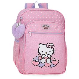 JOUMMA BAGS Mochila adaptable Hello Kitty Hearts & Dots 38cm con 2 bolsillos laterales y para botellas Precio: 28.49999999. SKU: B1KL4WNXP5