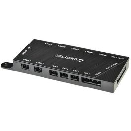 Chieftec Caja Gaming GS-01B-OP Torre ATX Micro ATX Mini-ITX Negra con Vidrio Templado e Iluminación RGB