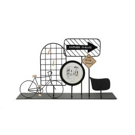 DKD Home Decor Marco de Fotos Loft Metálico Negro 45 cm Ancho x 27.5 cm Alto (Pack de 4 Unidades) Precio: 61.12194. SKU: B15AQ3GHAK