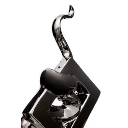 Escultura Plata-Negro Cerámica 26,50 X 12 X 44 cm