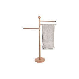 DKD Home Decor Toallero Moderno de Metal Desmontable para Baño, Naranja Gris, Dimensiones 22x90x43 cm (Pack de 4 Unidades Surtidas)