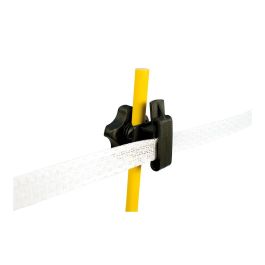 Pastormatic Pack 25 aisladores dfv-20 para cintas de 40 cm en postes tipo varilla ø 12 mm
