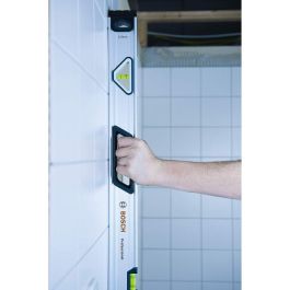 Bosch Professional BOS1697029766940 Nivel de burbuja magnético 120 cm con estructura de aluminio y precisión de 0,5 mm/m