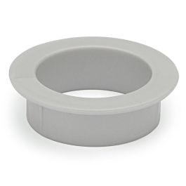 Herrajes Fab.Nacional H15 ORITO Aro Pasacable Sin Tapa para Embutir, 48mm Plástico Gris | Respiradero Tablero Colchón