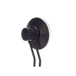 Soporte Escobillero Pared Metal Negro Mate 10x36x10 cm - Berilo (12 Unidades) Soporte Escobillero Pared Metal Negro Mate 10x36x10 cm - Berilo (12 Unidades)