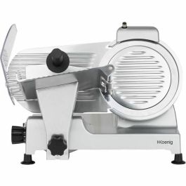 H.Koenig MSX220 Cortadora de fiambres, 240W, Cuchilla 220mm, Grosor regulable 0-12mm