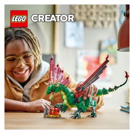 Lego Dragón Medieval 31161 Creator, Juego de Construcción, 3 Modelos en 1, Edad +9 Años