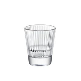 La Mediterranea Set 6 Chupitos Surtidos Secret, Vasos de Cristal 50 cc, Medidas Ø 5 x 6 cm (18 Cajas)