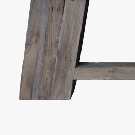 DKD Home Decor Mesa Comedor Item Home Redonda 160 x 160 x 78 cm Teca Reciclada Desmontable