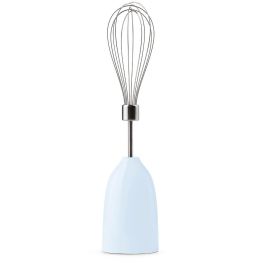 Smeg HBF03PBEU Batidora de Mano con Accesorios, Estilo Años 50, Azul Pastel