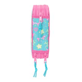 Gabby's Dollhouse Plumier Triple 37 Piezas Confetti Escolar, 12.5x19.5x5.5 cm - Edad +3 años
