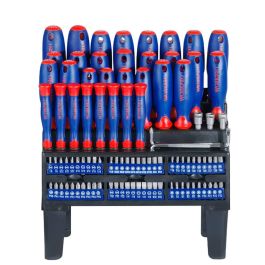 Workpro Juego Destornilladores CR-V 100 piezas: Precisión, Planos, Phillips, Torx con Puntas Magnéticas y Vasos Workpro Juego Destornilladores CR-V 100 piezas: Precisión, Planos, Phillips, Torx con Puntas Magnéticas y Vasos Precio: 56.50000015. SKU: B173E67WNS